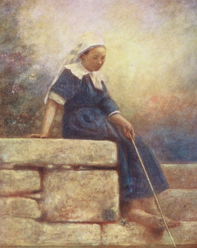 Godziny bezczynności (druk kolorowy) autorstwa Mortimer Ludington Menpes