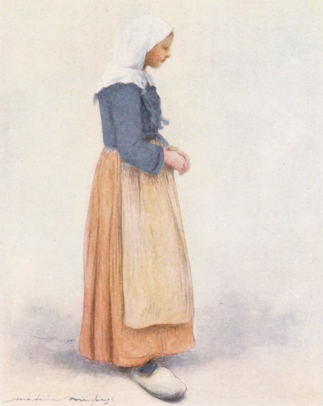 Marie (kolorowa litografia) autorstwa Mortimer Ludington Menpes