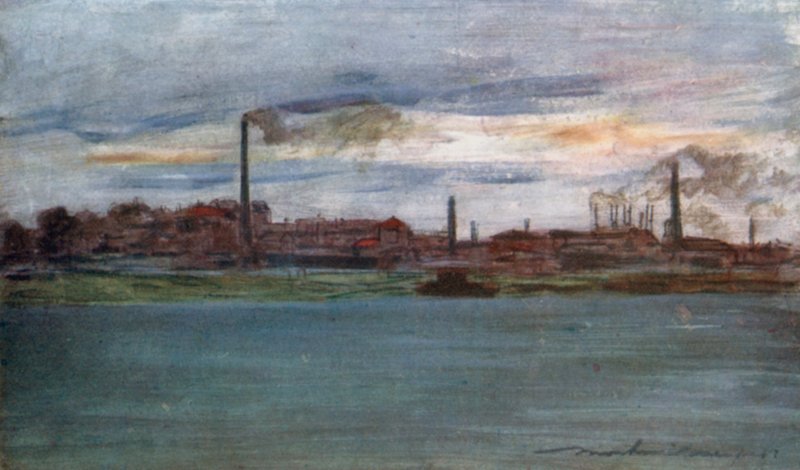 W pobliżu Charenton autorstwa Mortimer Ludington Menpes