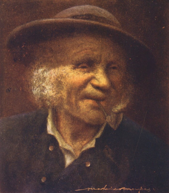 Pere Louis (kolorowa litografia) autorstwa Mortimer Ludington Menpes