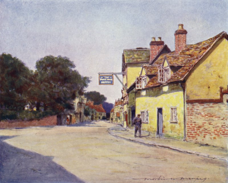 White Hart Hotel opinie, Dorchester autorstwa Mortimer Ludington Menpes