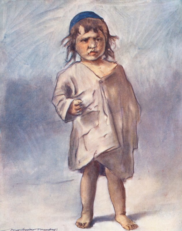 Dzieci Świata: Kaszmir, Krzyż (kolorowa litografia) autorstwa Mortimer Ludington Menpes
