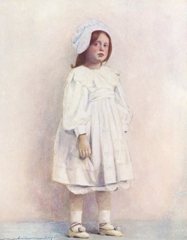 Dzieci świata: Flemish, Marguerite (kolorowa litografia) autorstwa Mortimer Ludington Menpes