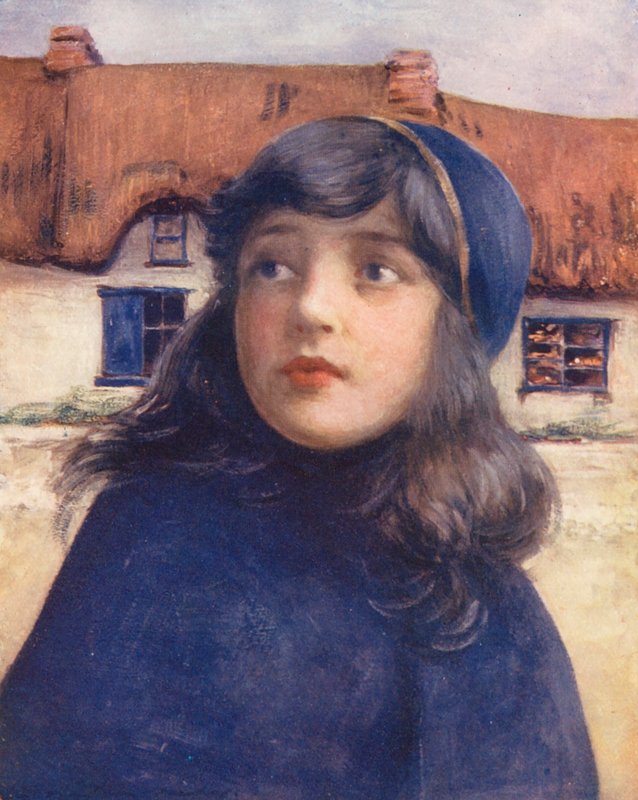 Dzieci świata: Irish, Molly (kolorowa litografia) autorstwa Mortimer Ludington Menpes