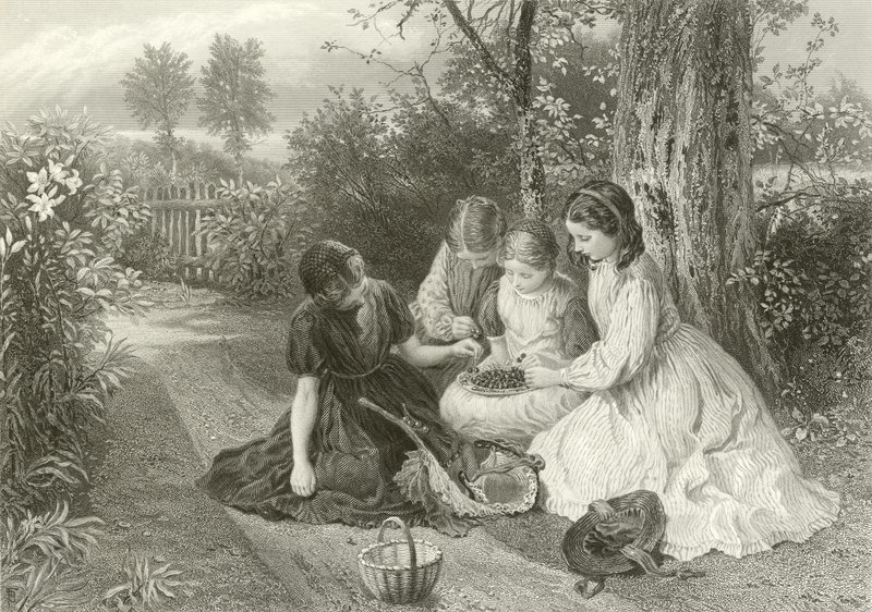 Święto wiśni autorstwa Myles Birket Foster