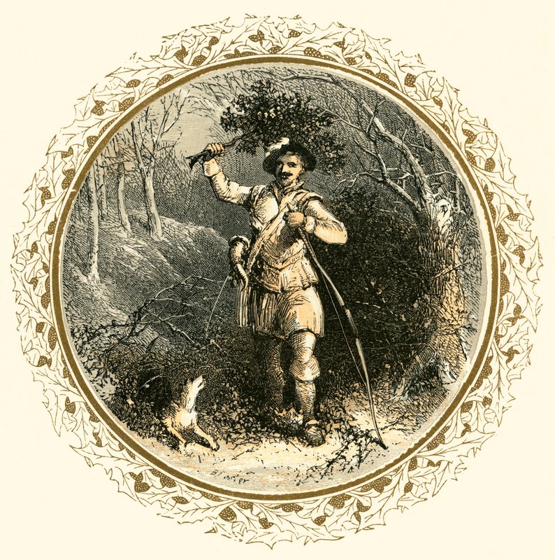 Łucznik autorstwa Myles Birket Foster