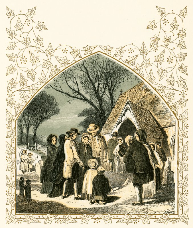 Świąteczny poranek autorstwa Myles Birket Foster