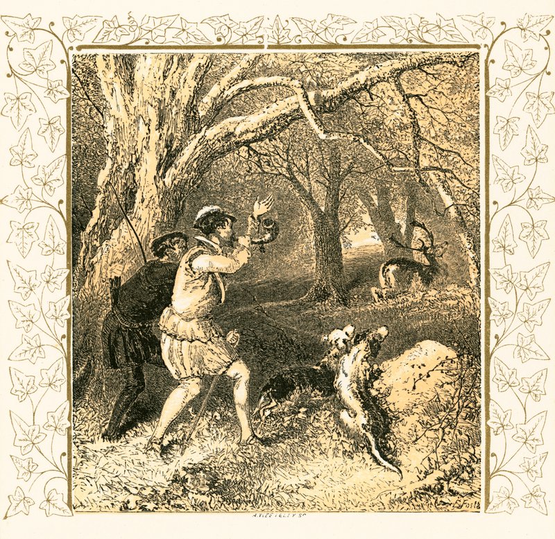 Polowanie autorstwa Myles Birket Foster