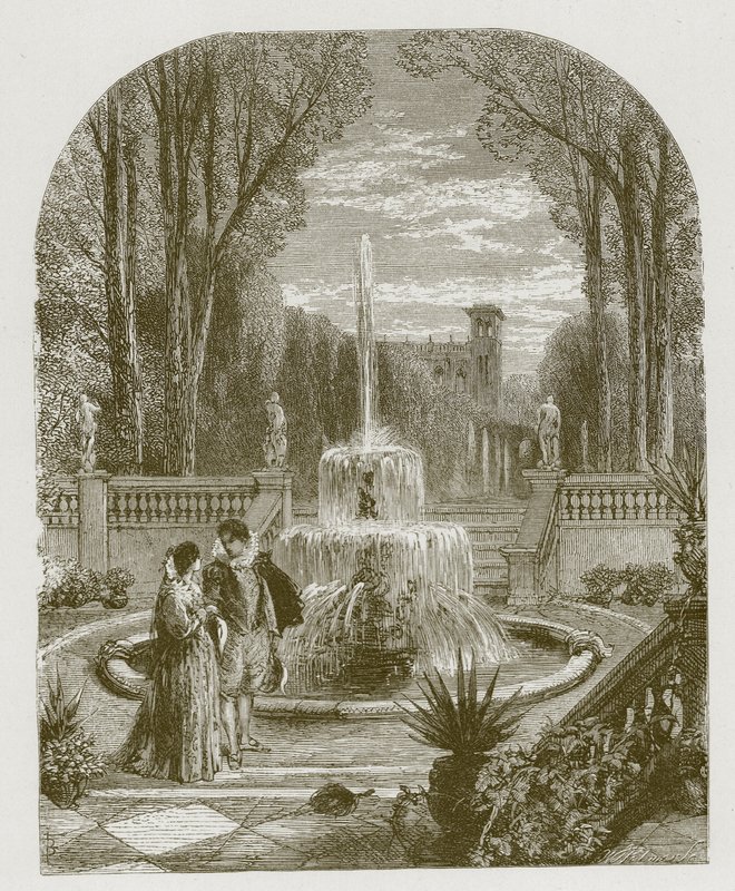 Lord Thomas i Fair Annet autorstwa Myles Birket Foster