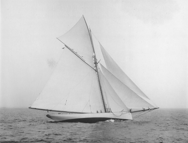 Jacht, Atlantyk autorstwa Nathaniel Livermore Stebbins