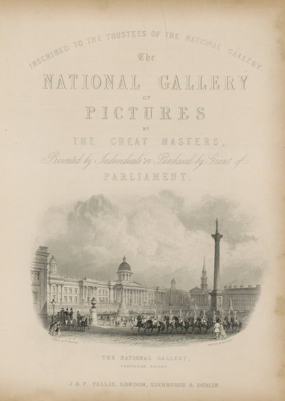 Narodowa Galeria Obrazów Wielkich Mistrzów autorstwa Nathaniel Whittock