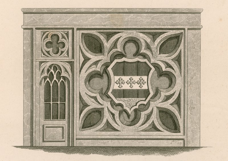 Strona główna sklepu z pieczęciami i miedzianymi grawerami, 22 Gerrard Street, Londyn autorstwa Nathaniel Whittock