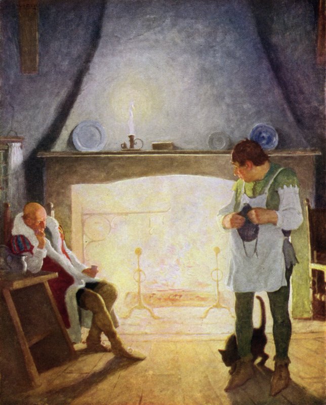 Ilustracja do Czarnej strzały autorstwa Roberta Louisa Stevensona autorstwa Newell Convers Wyeth
