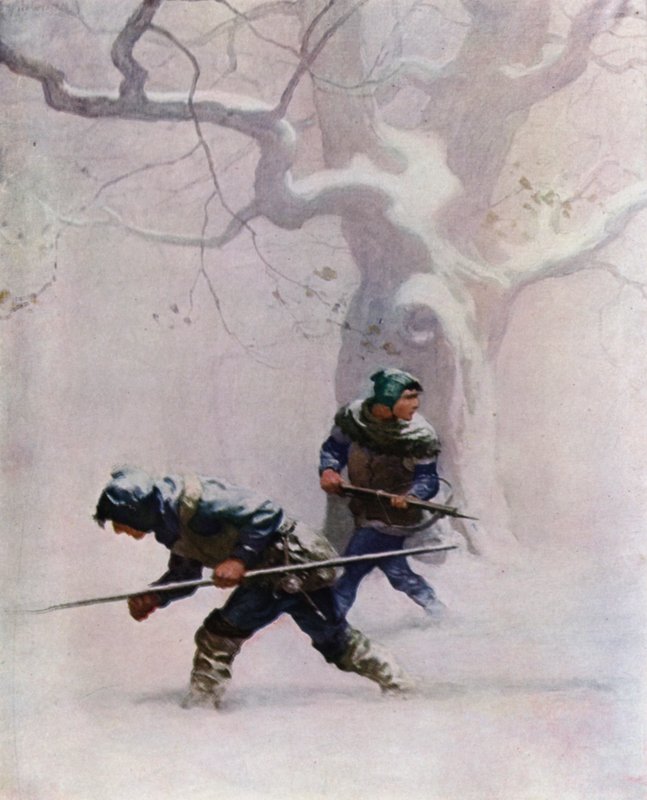 Ilustracja do Czarnej strzały autorstwa Roberta Louisa Stevensona autorstwa Newell Convers Wyeth