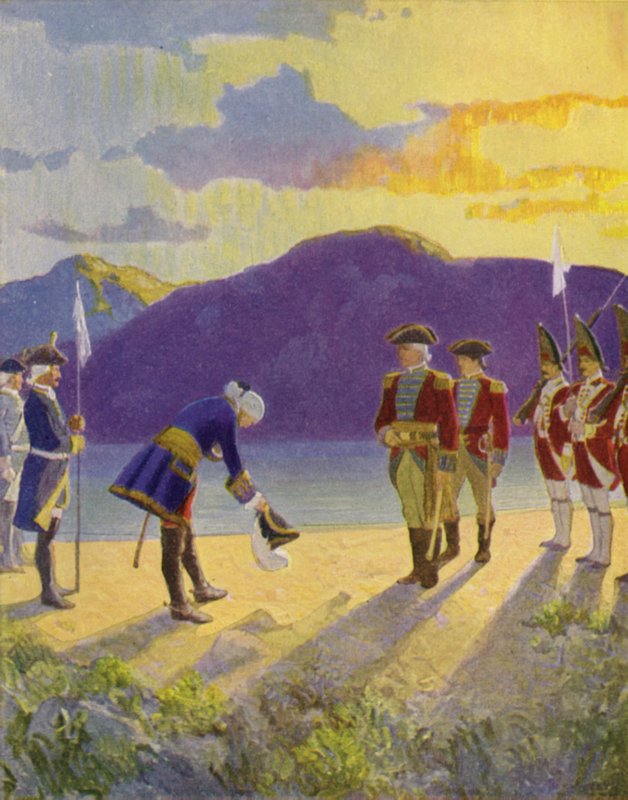Ilustracja do Ostatniego Mohikanina autorstwa Newell Convers Wyeth