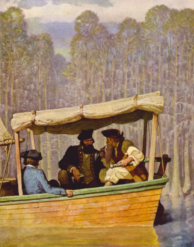 Kapitan Flood autorstwa Newell Convers Wyeth