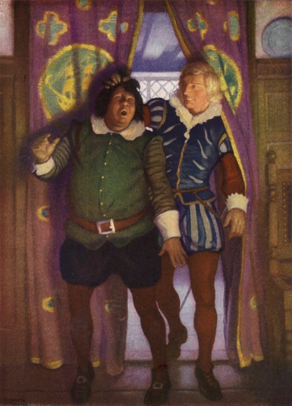 Ilustracja do Westward Ho! Charles Kingsley (kolor lito) autorstwa Newell Convers (after) Wyeth