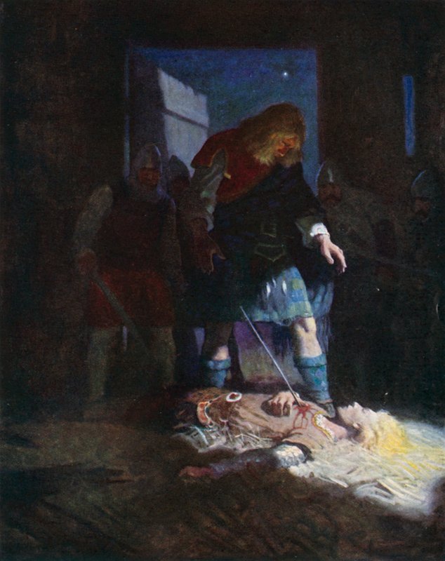 Śmierć Edwina autorstwa Newell Convers Wyeth
