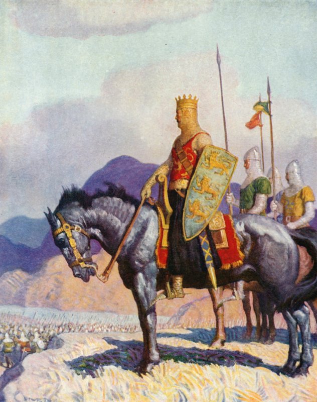 Król Edward autorstwa Newell Convers Wyeth