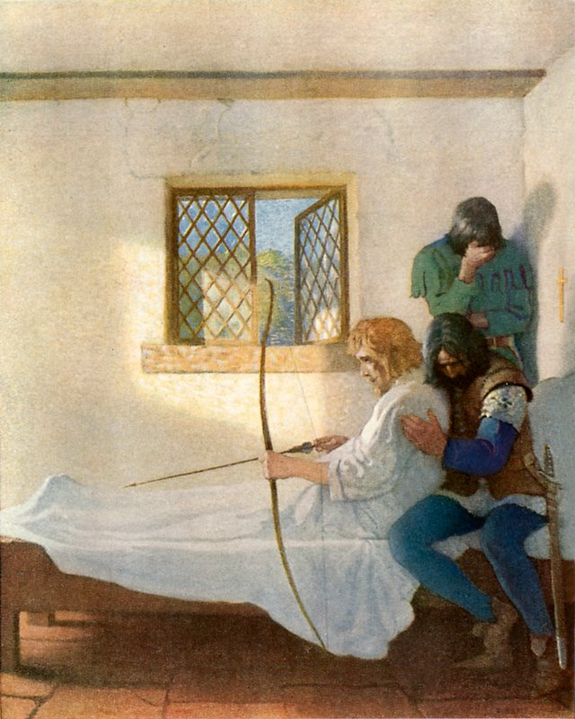 Przeminięcie Robin Hooda autorstwa Newell Convers Wyeth