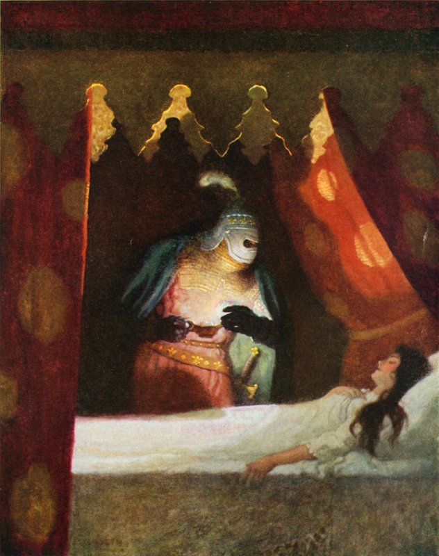 Wallace ratuje Helen autorstwa Newell Convers Wyeth