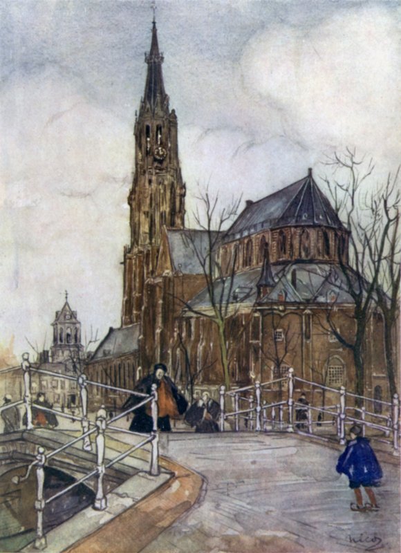 Nowy Kościół, Delft autorstwa Nico Jungman