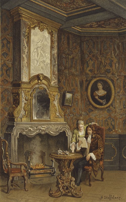 Kominek, c1720 autorstwa Nico Steffelaar