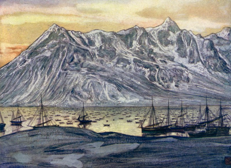 Norwegia: Łodzie rybackie na Lofotach autorstwa Nico Jungman