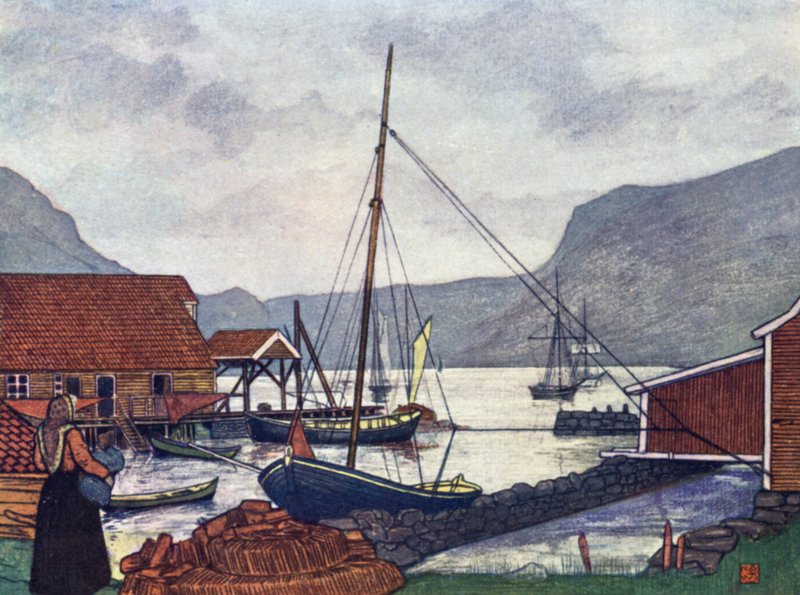 Norwegia: Moldoen (kolor lito) autorstwa Nico Jungman