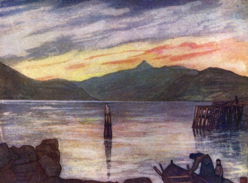 Norwegia: Sundalsfjord (kolor lito) autorstwa Nico Jungman