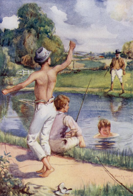 Ilustracja do Toma Brownsa Schooldays autorstwa Thomasa Hughesa autorstwa Nicol Laidlaw