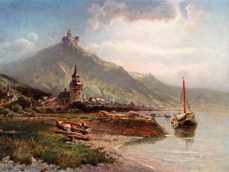 Braubach i Marksburg autorstwa Nicolai Astudin