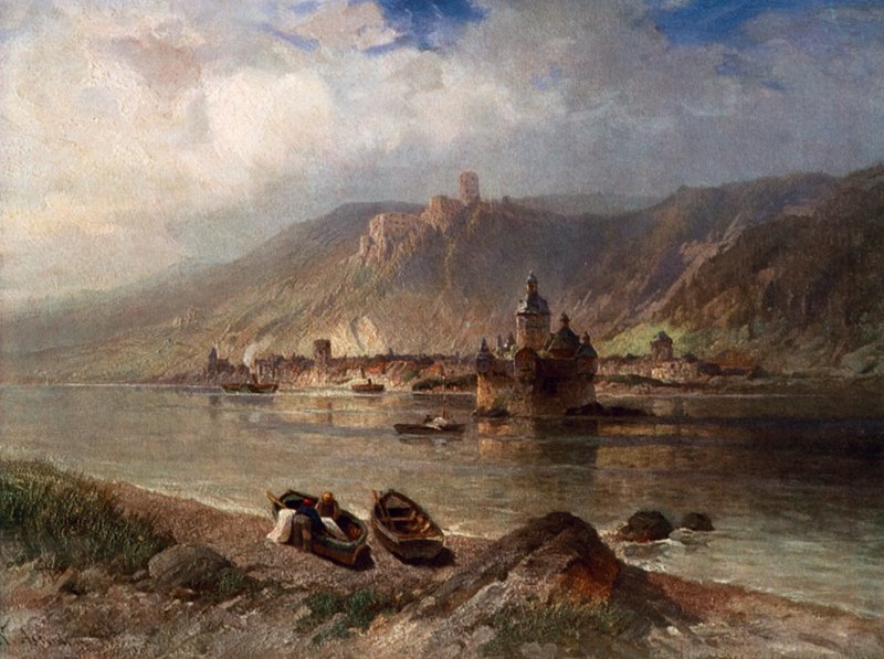 Caub i Pfalz autorstwa Nicolai Astudin