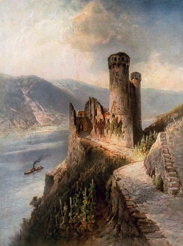 Ruiny Ehrenfels autorstwa Nicolai Astudin