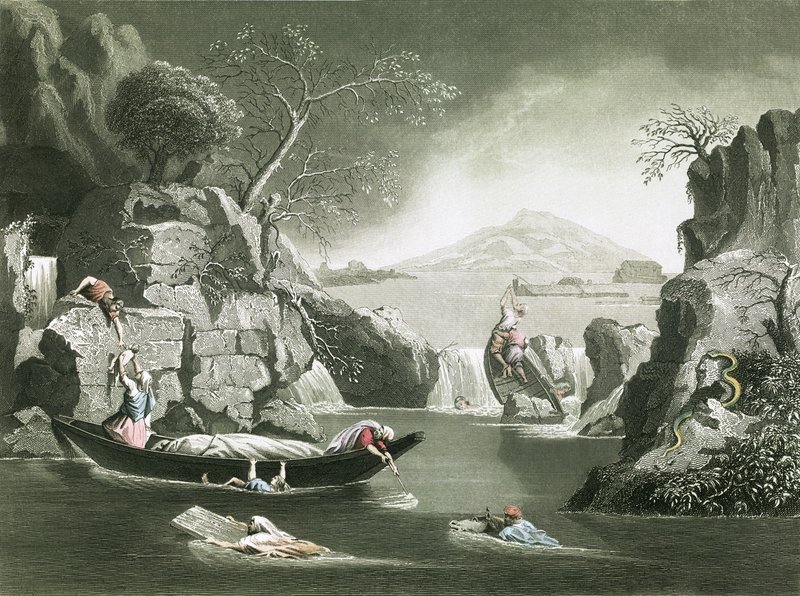 Powódź autorstwa Nicolas Poussin