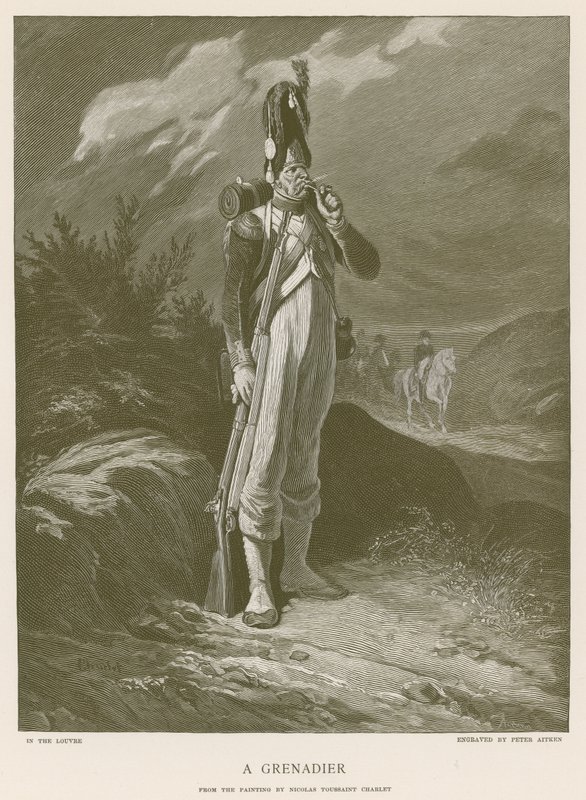 Grenadier autorstwa Nicolas Toussaint Charlet