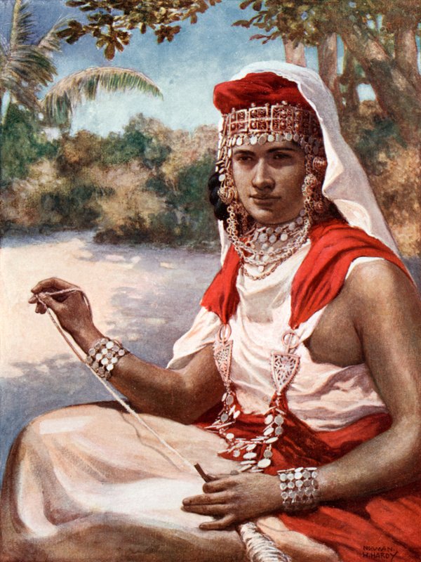 Kobieta Kabyle z Algierii autorstwa Norman Hardy