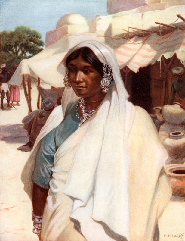 Kobieta ze wschodnich Indii autorstwa Norman Hardy