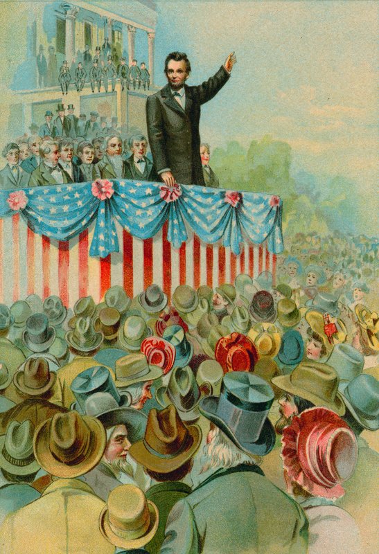 Druga inauguracja Abrahama Lincolna autorstwa North American