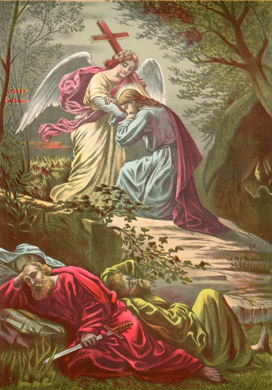 Jezus w ogrodzie Getsemane autorstwa North American