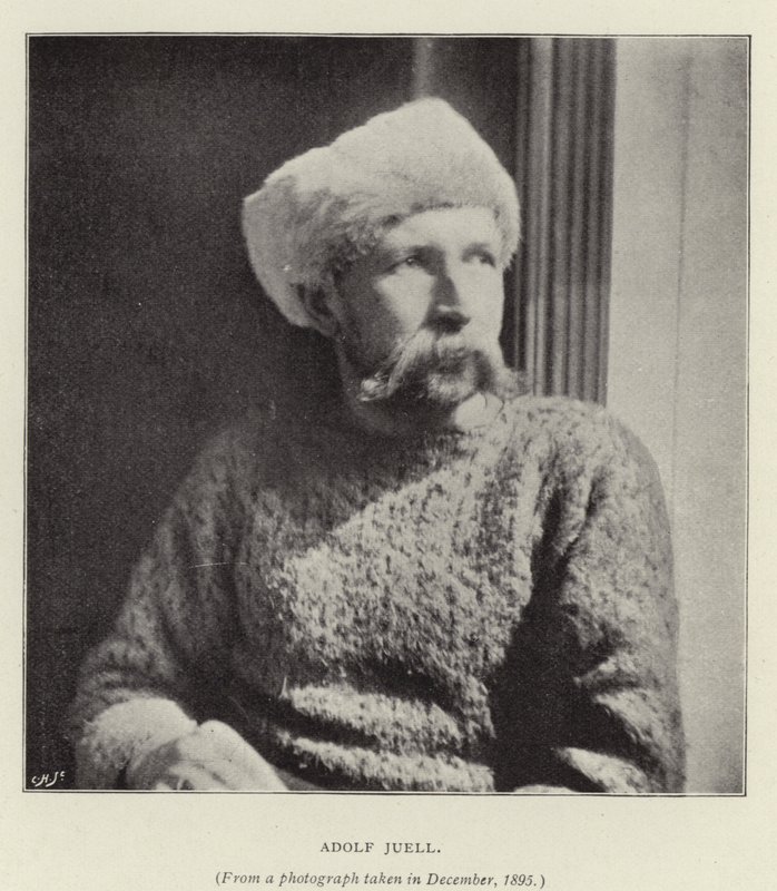 Adolf Juell (b / w zdjęcie) autorstwa Norwegian Photographer