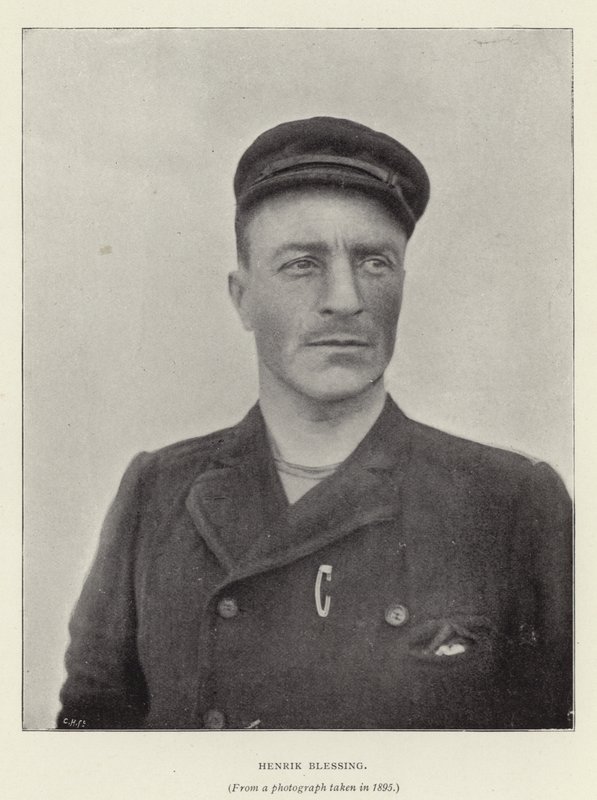 Henrik Blessing (zdjęcie czarno-białe) autorstwa Norwegian Photographer