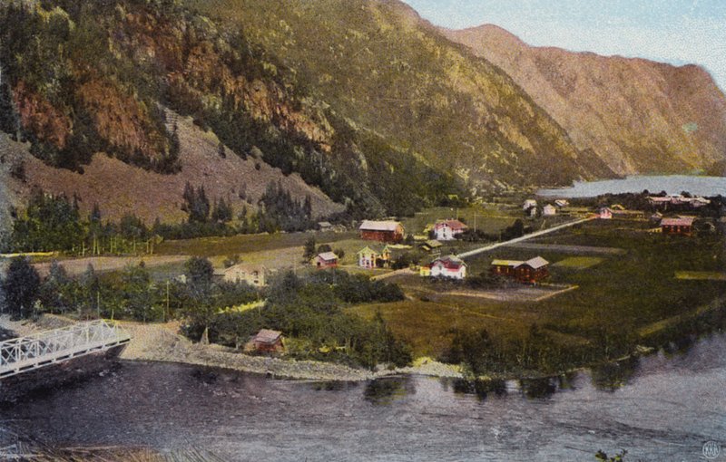 Norge / Norwegia: Dalen, Telemarken (kolorowe zdjęcie) autorstwa Norwegian Photographer