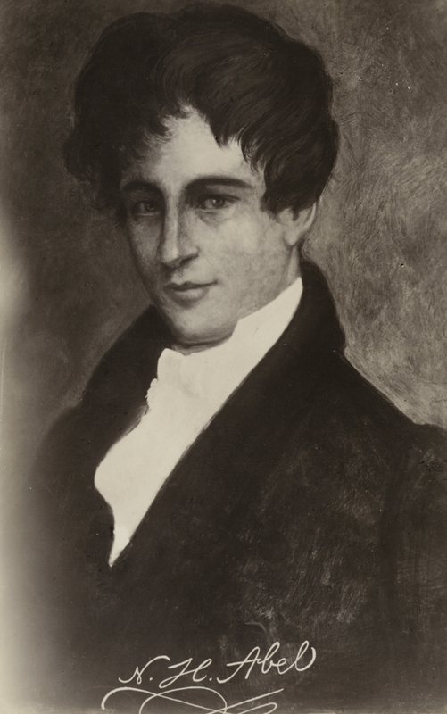 Niels Henrik Abel (1801-1829), norweski matematyk autorstwa Norwegian School