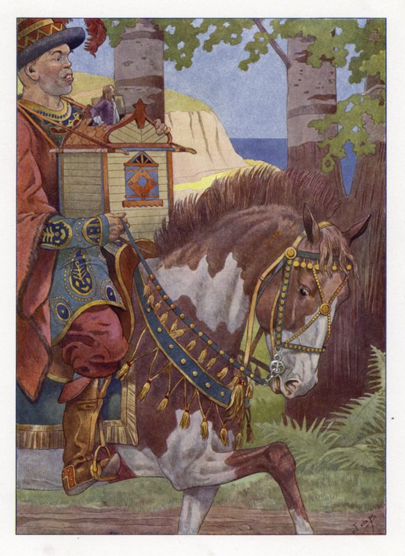 Ilustracja do podróży Guliwera autorstwa Onfray de Breville Job