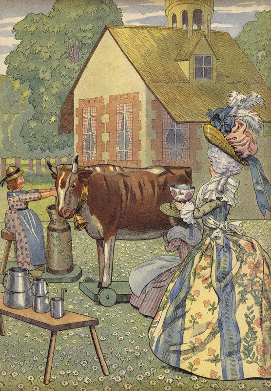 Marie-Antoinette w Trianon autorstwa Onfray de Breville Job