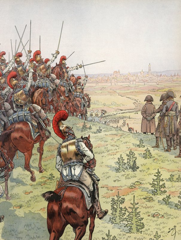 Napoleon, przed bitwą pod Borodino, 7 września 1812 r. autorstwa Onfray de Breville Job