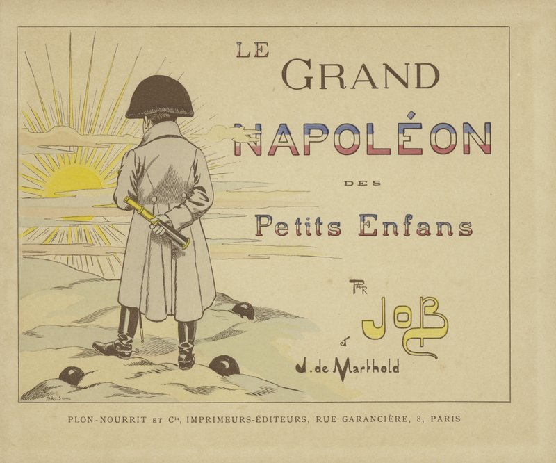 Strona tytułowa Le Grand Napoleon des Petits Enfants autorstwa Onfray de Breville Job