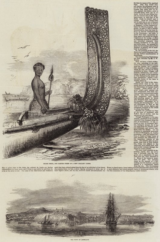 Nowa Zelandia autorstwa Oswald Walters Brierly