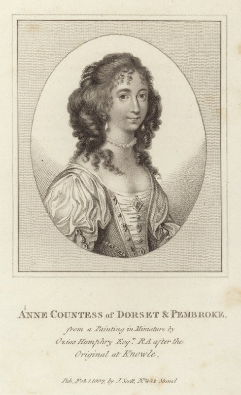Anna Hrabina Dorset i Pembroke autorstwa Ozias Humphry